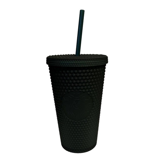 Starbucks Other - 2022 Starbucks Matte Dark Green Grande Touch Studded 16oz Tumbler Cold Cup New